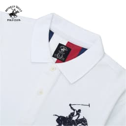 Thumbnail Beverly Hills Polo Club - Áo polo Ngắn tay Nam Regular Fit Trắng Trơn -  BHPC PMRSS24TL008 2
