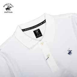 Thumbnail Beverly Hills Polo Club-Áo polo Ngắn tay Nam Regular Fit Trắng Pha phối-PMRSW23TL003 1