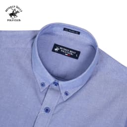 Thumbnail Beverly Hills Polo Club-Áo sơ mi ngắn tay Nam Slim Fit Xanh dương Trơn-CMSSW23TL004 1
