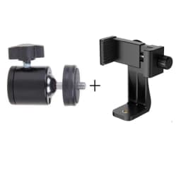 Thumbnail Bi Cầu Nối Kẹp Điện Thoại, Trụ Cầu Xoay 360 Gắn Tripod, Gopro, Chân Đèn Livestream Ren 1/4 Tiêu Chuẩn 1