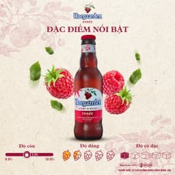 Thumbnail Bia Hoegaarden rosée thùng 24 chai (248ml/chai) 1