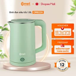 Thumbnail Bình đun siêu tốc 2 lớp 1.8L cách điện cách nhiệt CM8226 1
