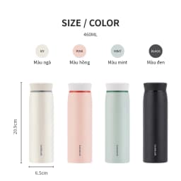 Thumbnail Bình giữ nhiệt Feather Light Ring Lock&Lock 460ml - LHC4244 (4 màu) 3