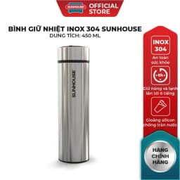 Thumbnail Bình giữ nhiệt Inox 304 SUNHOUSE 450ml KS-TU450I 1