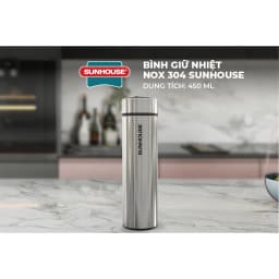 Thumbnail Bình giữ nhiệt Inox 304 SUNHOUSE 450ml KS-TU450I 2