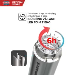 Thumbnail Bình giữ nhiệt Inox 304 SUNHOUSE 450ml KS-TU450I 4
