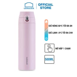 Thumbnail Bình giữ nhiệt Lock&Lock Feather Light One Touch 500ml LHC3257 (4 màu) 2