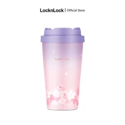 Thumbnail Bình giữ nhiệt Lock&Lock Energetic one-touch tumbler 550ml và 400ml LHC3249 (phiên bản Peach Blossom) 2