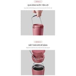 Thumbnail Bình giữ nhiệt Lock&Lock Bucket Tumbler 540ml LHC4269 (3 màu) thép không gỉ, quai gập 3