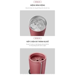 Thumbnail Bình giữ nhiệt Lock&Lock Bucket Tumbler 540ml LHC4269 (3 màu) thép không gỉ, quai gập 4