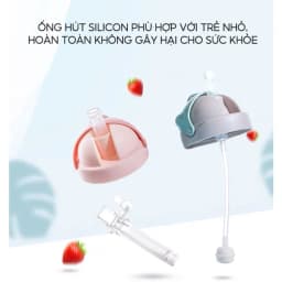 Thumbnail Bình Nước Cao Cấp 250ml Cho Bé Van Chống Sặc, Chịu Nhiệt Tốt, Tay Cầm Tiện Lợi, Phù Hợp Để Tập Uống Sữa và Nước IQ Kao 1