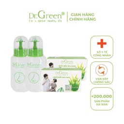 Thumbnail Bình Rửa Mũi Dr.Green ( Combo Gia Đình 2 Bình + 60 Gói Muối ) 1