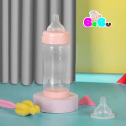 Thumbnail Bình sữa cổ hẹp cho bé Bebu bằng nhựa Tritan kháng khuẩn (200ML) 2