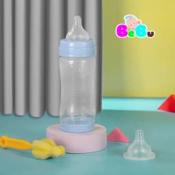 Thumbnail Bình sữa cổ hẹp cho bé Bebu bằng nhựa Tritan kháng khuẩn (200ML) 3