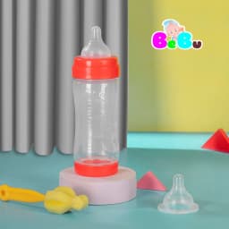 Thumbnail Bình sữa cổ hẹp cho bé Bebu bằng nhựa Tritan kháng khuẩn (200ML) 4