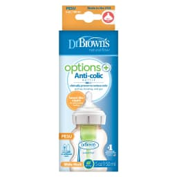 Thumbnail Bình sữa cổ rộng Dr.Brown's nhựa PESU Option Plus 100% chính hãng 150ml và 270ml 4