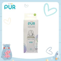 Thumbnail Bình sữa cổ thường Pur - Comfort Feeder 120ml  (Anti-Colic Feeding bottle), có sẵn 1 núm size M trong bình 2
