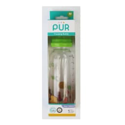 Thumbnail Bình sữa cổ thường thân thon Feeding 250ml, có sẵn 1 núm size M trong bình 3