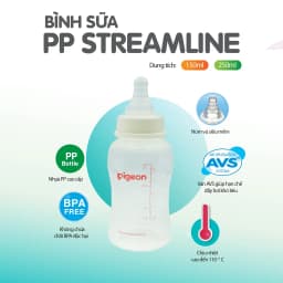 Thumbnail Bình sữa PP Streamline Pigeon 150ml/ 250ml 3