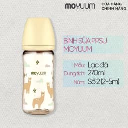 Thumbnail Bình sữa PPSU Moyuum - Lạc đà - 270ml - Kèm núm 2 1