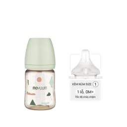 Thumbnail Bình sữa PPSU Moyuum - Mây xanh - 170ml - Kèm núm 1 3