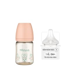 Thumbnail Bình sữa PPSU Moyuum - Ogu hồng - 170ml - Kèm núm 1 3