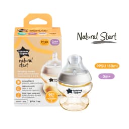 Thumbnail Bình Sữa PPSU Ty Siêu Mềm Tự Nhiên Tommee Tippee 150ml, Núm Ty Của Bình 0-3 Tháng 2