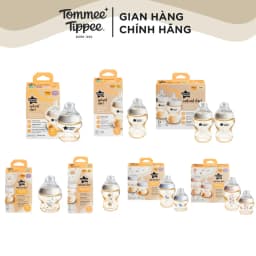 Thumbnail Bình Sữa PPSU Ty Siêu Mềm Tự Nhiên Tommee Tippee Natural Start 150ml, 260ml Cho Bé Từ Sơ Sinh 1