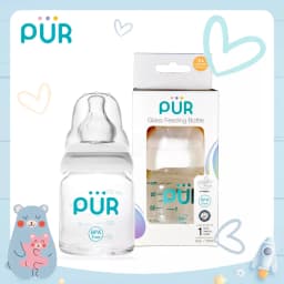 Thumbnail Bình sữa thủy tinh PUR chống sốc 60ml, 130ml, 240ml 3