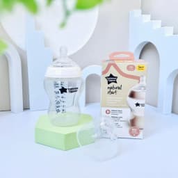 Thumbnail Bình Sữa Ty Siêu Mềm Tự Nhiên Tommee Tippee Natural Start 260ml, Núm Ty Của Bình 3-6 Tháng 3