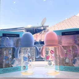 Thumbnail Bình Tập Uống Chuyển Tiếp PPSU  Marcus & Marcus 300ml Cho Bé Từ 6 Tháng – Xanh 1