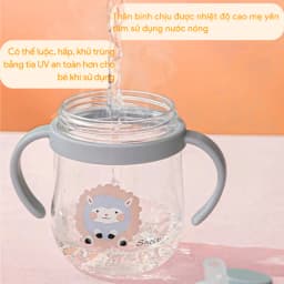 Thumbnail Bình tập uống nước cho bé BioGaia dung tích 250ml, ống hút silicon mềm, có van chống sặc 3