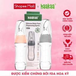Thumbnail Bình Thìa Ăn Dặm Bón Sữa Cao Cấp 2 in 1 Cho Bé 120ml Haakaa, New Zealand 2