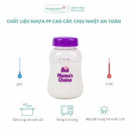 Thumbnail Bình Trữ Sữa Cổ Hẹp Tương Thích Máy Hút Sữa Medela, Unimom, Ameda – Bình Đựng Sữa Mama's Choice Dung Tích 150ml - 240ml 3