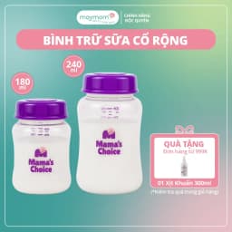 Thumbnail Bình Trữ Sữa Cổ Rộng Mama's Choice, Tương Thích Máy Hút Sữa Spectra, Avent, Fatz, Rozabi, Cimilre Dung Tích 180ml-240ml 1