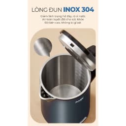 Thumbnail Bình Đun Siêu Tốc Magic A-071, Inox 304 Nguyên Khối, 1.8L, 1500W, Bảo Hành 12 Tháng 2
