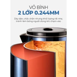 Thumbnail Bình Đun Siêu Tốc Magic A-071, Inox 304 Nguyên Khối, 1.8L, 1500W, Bảo Hành 12 Tháng 4