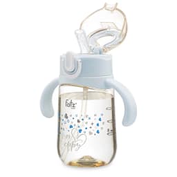 Thumbnail Bình uống nước PPSU bật hút 2 tay cầm với phao 360 độ 250ml Fatzbaby FB0298BT (Màu hồng, màu xanh) 3