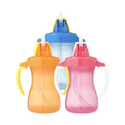 Thumbnail Bình uống nước tay cầm có ống hút Pigeon 150ml 1