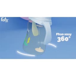 Thumbnail Bình uống nước Tritan chống đổ phao xoay 360 độ 250ml Fatzbaby 3