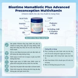 Thumbnail Biostime Thụ Thai Mamabiotic Preconception 210g Trước Khi Mang Thai  Giúp Tăng Khả Năng Thụ Thai 1