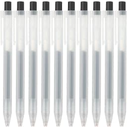 Thumbnail Bộ 10 Cây Bút Bi Bấm 0.5mm MUJI 3