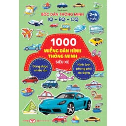 Thumbnail Bộ 1000 Miếng Dán Hình Ô Tô Thông Minh - Trí Việt 1