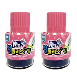 Thumbnail Bộ 2 Chai thả bồn cầu làm sạch diệt khuẩn Mr.Fresh Hàn Quốc 180g (Hương Hoa Ly) 1