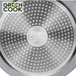 Thumbnail Bộ 2 chảo chống dính PFOA free đáy từ vân đá Green Cook GCP02 3