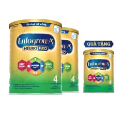 Thumbnail Bộ 2 lon Sữa bột Enfagrow A+ Neuropro 4 - FL HMO Vị Nhạt Dễ Uống- 1.7kg 1