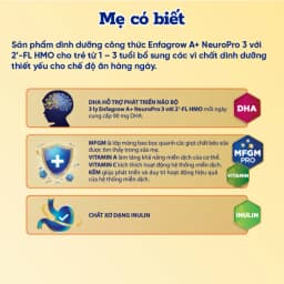 Thumbnail Bộ 2 lon Sữa Bột Enfagrow A+ Neuropro 3 - FL HMO Vị Nhạt Dễ Uống – 2.2kg 2