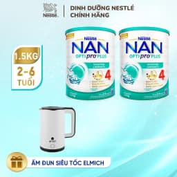 Thumbnail Bộ 2 Lon Sữa bột Nestlé NAN OPTIPRO PLUS 4 xuất xứ Thụy Sĩ 1500g cho bé 2 - 6 tuổi 1
