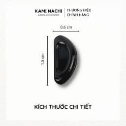 Thumbnail Bộ 2 miếng đệm mũi silicon hình bán nguyệt có mặt dán keo cho mắt kính KAMI NACHI 2
