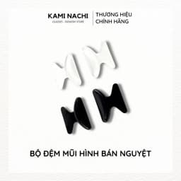 Thumbnail Bộ 2 miếng đệm mũi silicon hình cánh bướm có mặt dán keo cho mắt kính KAMI NACHI 2